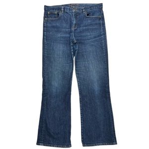 {Ralph Lauren} "Classic Bootcut" High Rise Bootcut Flare Stretch Denim Jeans